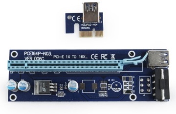 Адаптер SATA, USB, USB Type-A Gembird RC-PCIEX-01