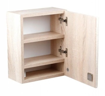 ЛЮКС большая настенная аптечка без оборудования - дуб