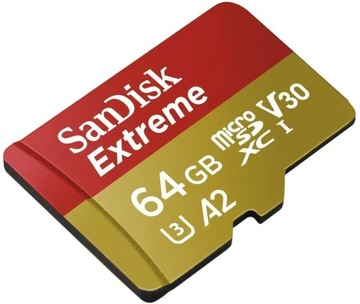 Карта памяти MicroSDXC Extreme 64 ГБ + адаптер