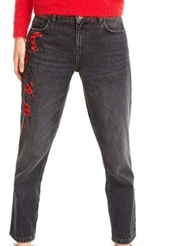 DESIGUAL DENIM SAKURA jeansy boyfriend r.24 PH90 5