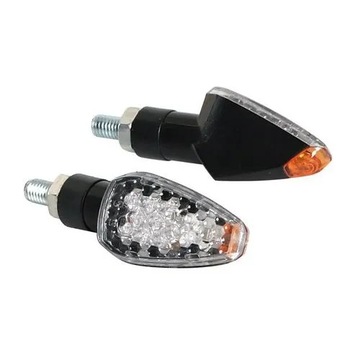 Kierunkowskazy LED 12V - Czarne, przyciemniane LAMPA Tuareg Black