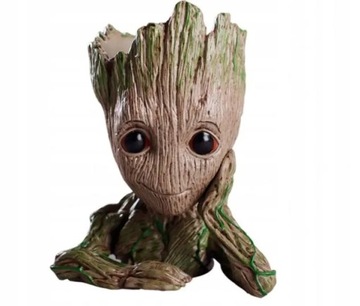 Doniczka BABY GROOT srażnicy galaktyki BIURKO KWIAT figurka ORGANIZER