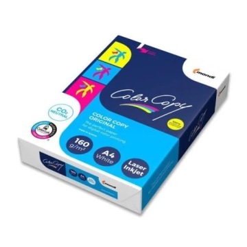 Цветная копировальная бумага A4 160 г 250 листов сатин