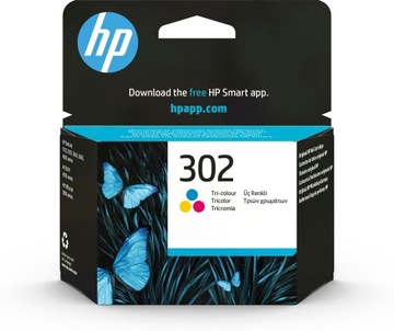 Tusz HP 302 F6U65AE trójkolorowy
