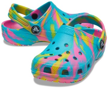 Dziecięce Buty Chodaki Crocs Classic Marbled 28-29
