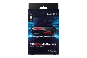 Твердотельный накопитель SAMSUNG 990 Pro емкостью 4 ТБ (с радиатором)