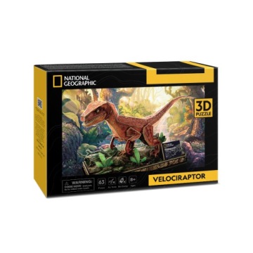 Пазли 3D National Geographic Велоцираптор