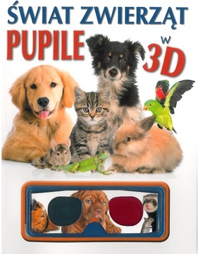 Świat zwierząt Pupile w 3D Specjalne okulary 3d