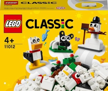 LEGO CLASSIC Kreatywne białe klocki 11012