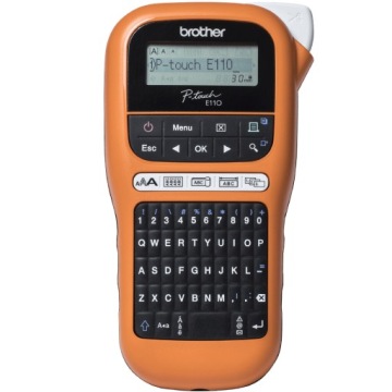 Принтер этикеток Brother PT-E110VP - PTE110 + TZe-FX221 + чемодан + блок питания