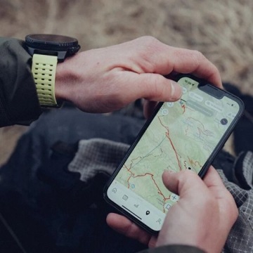Suunto Вертикальный черный лайм GPS Барометр пульса
