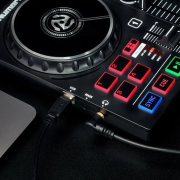 NUMARK PARTY MIX II MKII 2 DJ КОНТРОЛЛЕР СВЕТОДИОДНЫЙ МИКШЕР + SERATO DJ LITE