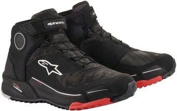 Buty motocyklowe Alpinestars CR-X Drystar czarno-czerwono-szare 11