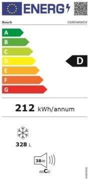 BOSCH GSN54AWDV Морозильник с выдвижным ящиком