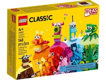 OUTLET LEGO Classic Kreatywne potwory 5 modeli 140 el. 11017