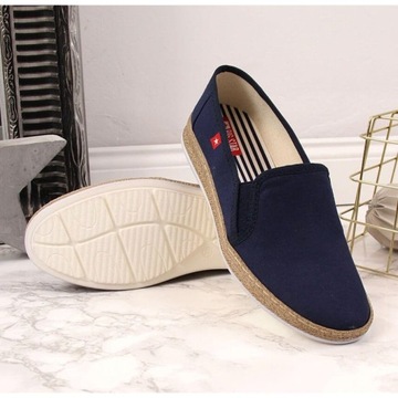 Espadryle damskie Big Star bordowe FF276034 39