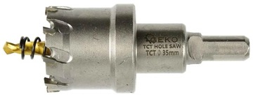 Kpl. otwornic widiowych do metalu z wiertłem tytanowym 10szt. 16-53mm G402