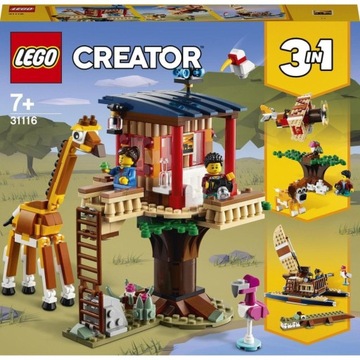 LEGO Creator 3in1 31116 Домик на дереве «Сафари»