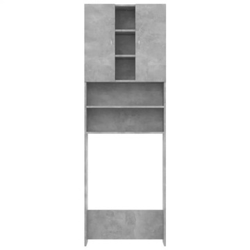 Шкаф для стиральной машины, бетонно-серый, 64 x 25,5 x 190 см