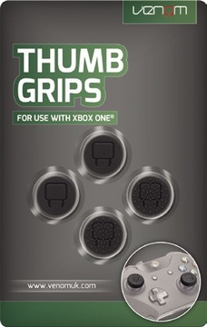 РЕЗИНОВЫЕ КРЫШКИ ДЛЯ XBOX SERIES ONE VENOM PAD, ИЗ 4 ЧАСТЕЙ