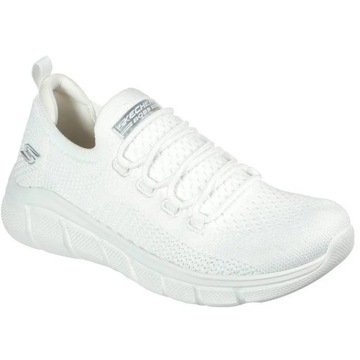 Damskie sneakers Skechers Bobs Sport B Flex-Color Connect 117121-WHT r.38