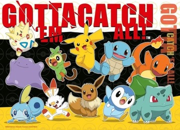 Пазл Ravensburger Pokémon, 400 деталей. Пазл Ravensburger Pokémon 4x100.