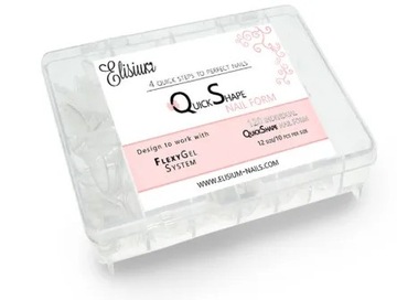 FORMY Quick Shape + Płyn Slip Liquid do Flexygela - Modelowanie Paznokci