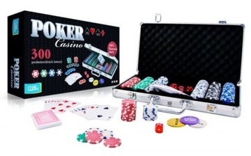 НАБОР ФИШЕК ALBI POKER CASINO 300 В ЧЕМОДАНЕ