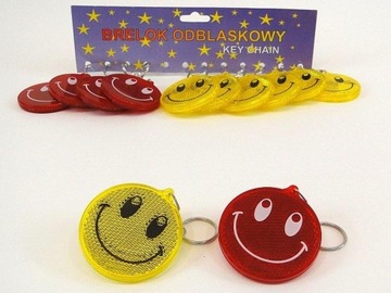 Брелок Светоотражающий смайлик p12 216624 ADAR цена за 1 шт.