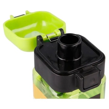 БУТЫЛКА Бутылка MINECRAFT 550мл квадратная Steve Alex зеленая квадратная