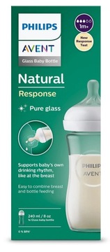 AVENT SCY933/01 Responsive бутылка из натурального стекла 240 мл