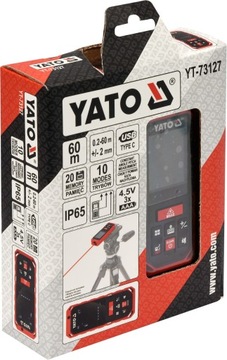 ЛАЗЕРНЫЙ ДАЛЬНОМЕР 60М YATO YT-73127