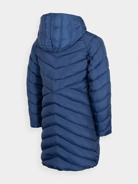 КУРТКА ДЛЯ ДЕВОЧЕК 4F ЗИМНЯЯ ПАЛЬТО НА ПУХЕ ПАРКА