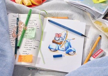 Фломастер STABILO PEN 68/63 оливковый