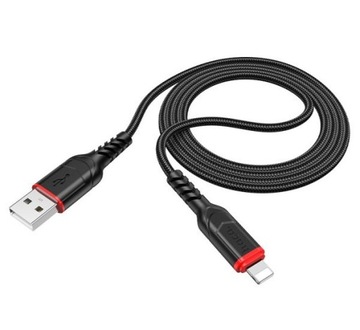 USB-кабель HOCO для iPhone Lightning 8-pin 2.4A VICTORY X59 1 м черный