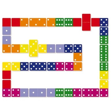 Domino Jungle XL - игра-головоломка для детей 28 элементов, от 3 лет, Янод