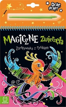 Magiczne zwierzęta Zdrapywanka z rysikiem Anna Podgórska