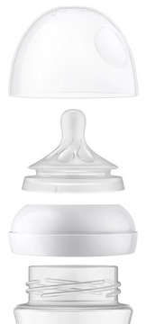 AVENT Set Natural Response Бутылочка 330мл 3м + соски для каши 6м + 2 шт