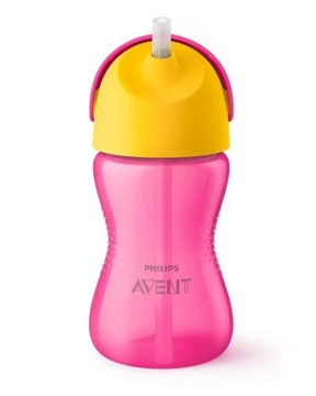 Philips Avent Чашка с трубочкой 300 мл розовый
