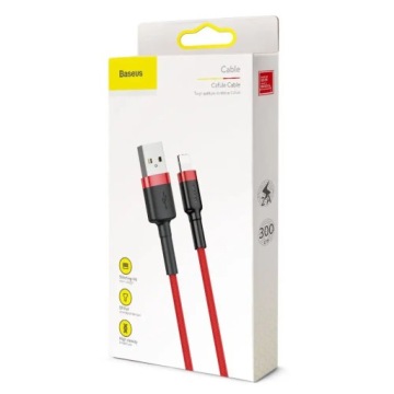Кабель Baseus Cafule USB / Lightning QC3.0 2A 3M