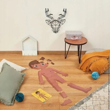 PUZZLE EDUKACYJNE GIGANT CIAŁO CZŁOWIEKA JANOD +AKADEMIA 5-LATKA NA PREZENT