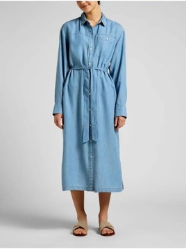 LEE sukienka BLUE jeans MOM DRESS _ M