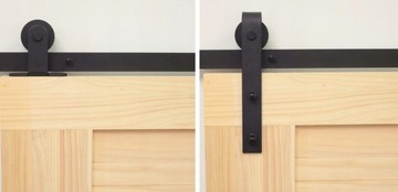 СИСТЕМА РАЗДВИЖНЫХ ДВЕРЕЙ САРАЯ + КОМПЛЕКТ РОЛИКОВЫХ НАПРАВЛЯЮЩИХ, 2 м LOFT