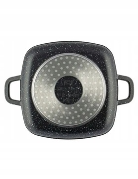 Garnek z Pokrywką MARMUROWY 24cm 4,5L KINGHOFF