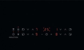 ELECTROLUX LIR60433B Индукционная варочная панель Slim-Fit, 4 зоны, таймер PowerBoost