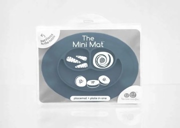 EZPZ Mini Mat Silikonowy TALERZYK z PODKŁADKĄ 2w1