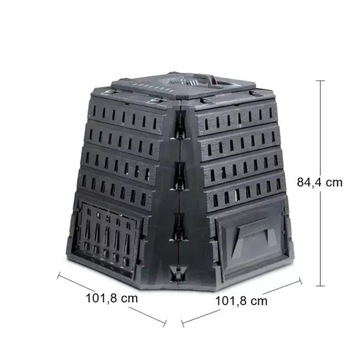 Kompostownik PROSPERPLAST Biocompo 500L Czarny