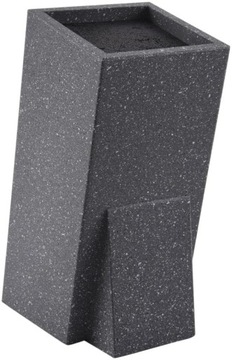 Подставка для ножей, блок из серого гранита для универсальных ножей.