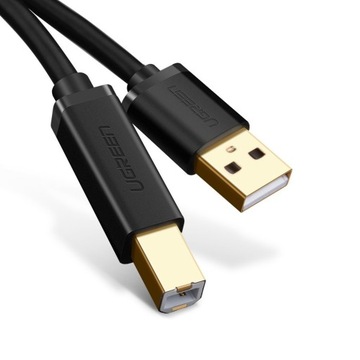 Кабель Ugreen USB - USB Type B (кабель принтера) 3м черный (10351)