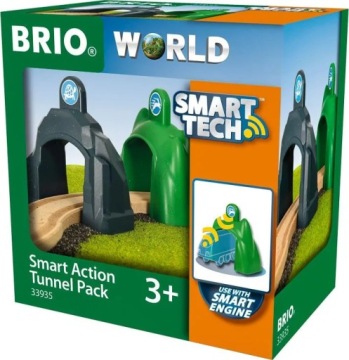 BRIO 33935 SMARTTECH ТУННЕЛИ ДЕЙСТВИЯ, ИЗМЕНЯЮЩИЕ СКОРОСТЬ ЛОКОМОТИВА